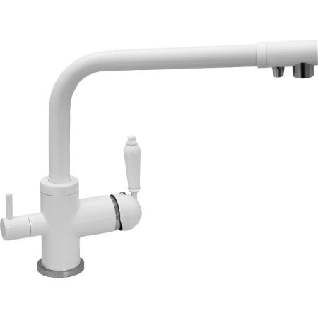 Смеситель Seaman Barcelone SSL-5384 Snow - Белый глянец, артикул SSL-5384-Snow