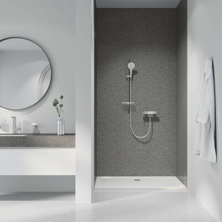 Ручной душ GROHE Rainshower SmartActive 130, 3 вида струи, суперсталь (26574DC0)