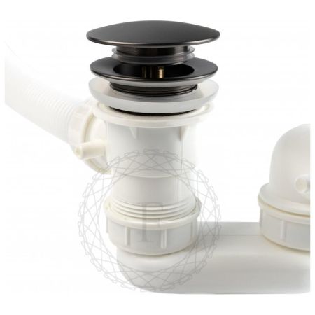 Слив-перелив (автомат, 90 см.) FILARETE FL90BG, графит, артикул FL90BG