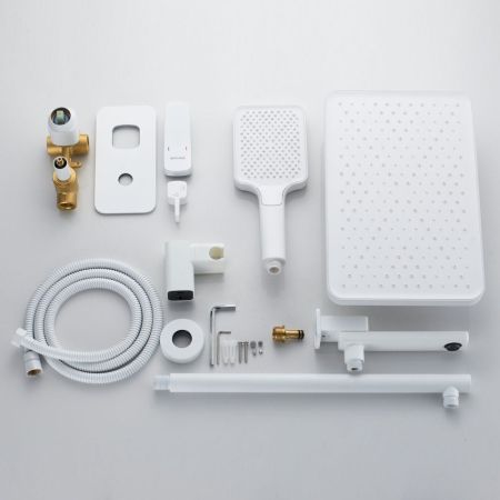 Душевая система встраиваемая Shevanik S9935C, белый