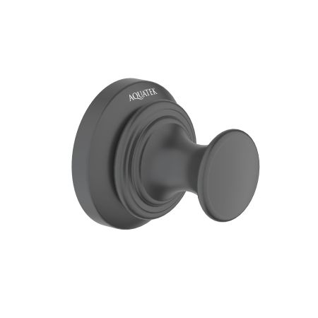 Крючок AQUATEK, матовый черный AQ4501MB КЛАССИК, артикул AQ4501MB