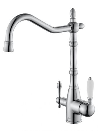 Смеситель для кухни c подключением фильтра WONZON & WOGHAND, Хром (WW-88458006-CR), артикул WW-88458006-CR