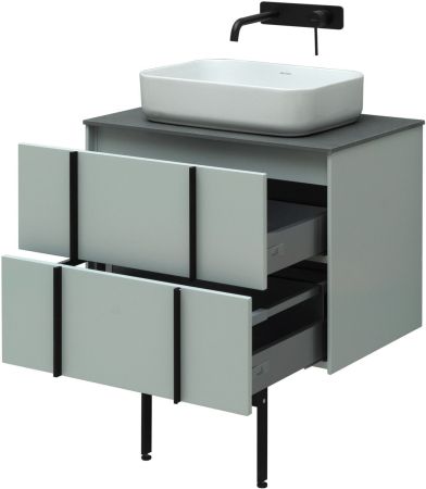 Тумба под раковину Allen Brau Reality 70 1.32004.PWM папирус матовый, артикул 1.32004.PWM