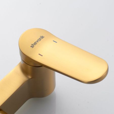 Душевая система Shevanik S4336G, золотой сатин, артикул S4336G