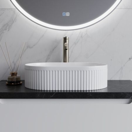 Раковина керамическая накладная, овальная BB1497, 500x320x120, артикул BB1497