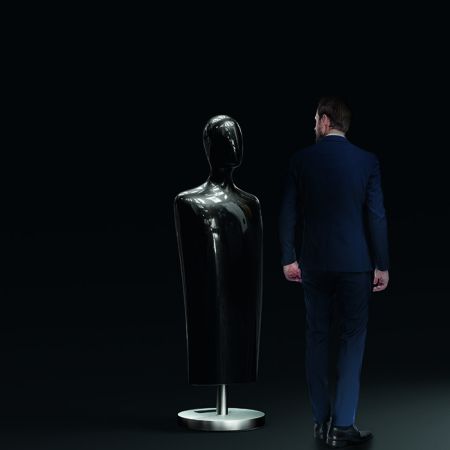 Kerasan Artwork Манекен Adam, цвет черный глянцевый, артикул 4720K2