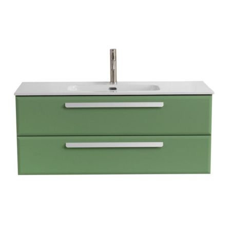 ECO-CER-N База под раковину подвесная с двумя выкатными ящиками, Фисташковый Софт, 1200x457x500, ECO-CER-N-1200-2C-SO-PS-P, артикул ECO-CER-N-1200-2C-SO-PS-P