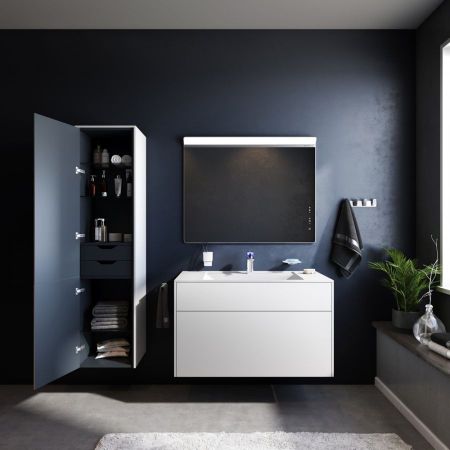 M50ACHX0406WM Inspire V2.0, шкаф-колонна, универсальный, подвесной, 40 см, push-to-open, белый матов, артикул M50ACHX0406WM