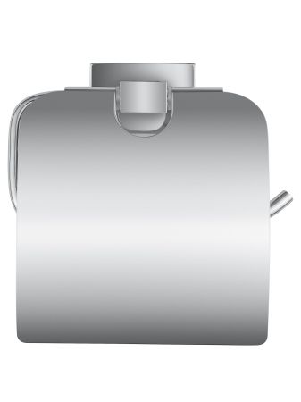 Держатель для туалетной бумаги с крышкой WONZON & WOGHAND FLAT, Хром (WW-9726)