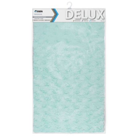 Коврик для ванной комнаты FIXSEN DELUX FX-9040T, бирюзовый, артикул FX-9040T