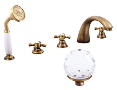 Смеситель на борт ванны Rav Slezak Brilliance169.5P хром, артикул Brilliance169.5P