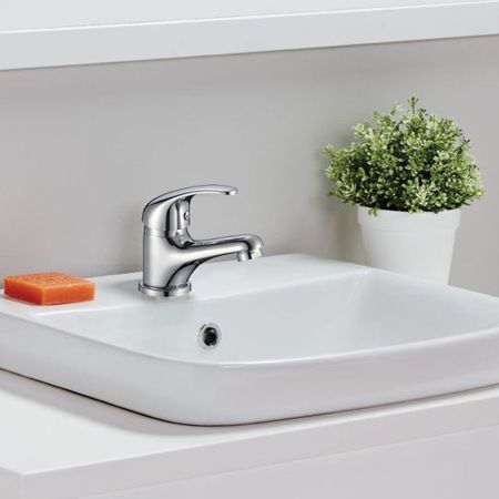 Смеситель для раковины WesnaArt LISTOK LIS01-210, хром, артикул LIS01-210