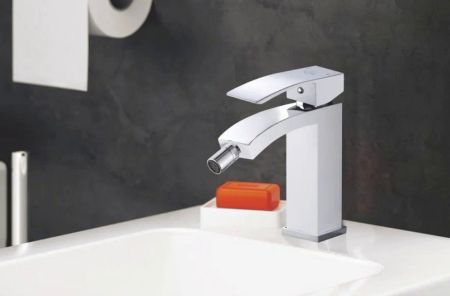 Смеситель для биде Rose R1507F, белый/хром