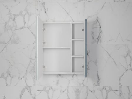 Зеркальный шкаф «Стокгольм» 60 см графит софт, артикул ЛС-00002319