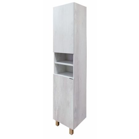 Шкаф пенал Comforty Верона 35-Н 4142368 подвесной Дуб белый, артикул 4142368