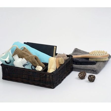 Плетеная корзина WasserKRAFT Neime WB-190-L Коричневая, артикул WB-190-L