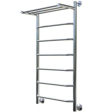 Водяной полотенцесушитель Тругор Браво 1 П НП 100x60 с полкой Хром, артикул Браво1/нп10060П