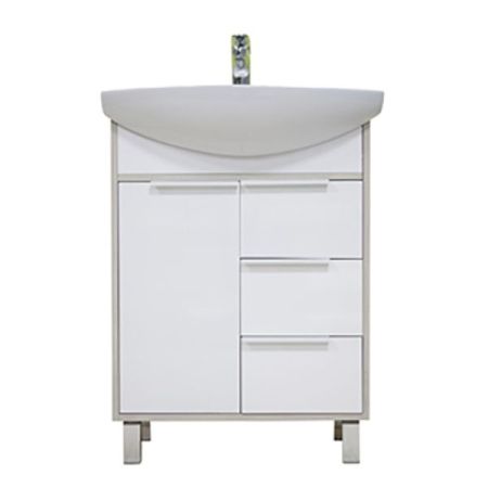 Тумба под раковину АКВАТОН РИКО 59,4 1A213301RIB90 (напольная, белый/ясень), шт, артикул 1A213301RIB90