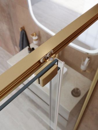 LUX-AH-FS-11-100/90-C-CR Душевой уголок, артикул LUX-AH-FS-11-100/90-C-CR