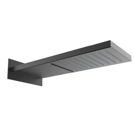 BOSSINI (**MANHATTAN-2) Душевая панель 500 x 200 x 24 мм, 2 режима (дождь, каскад), черный матовый (073) BOSSINI (**MANHATTAN-2) Душевая панель 500 x 200 x 24 мм, 2 режима (дождь, каскад), черный матовый (073)
