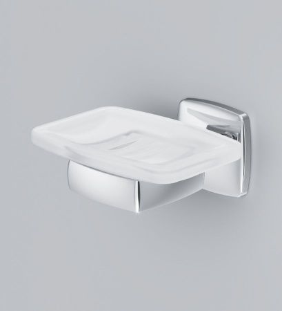 A9034200 Gem, Стеклянная мыльница с настенным держателем A9034200 Gem, Стеклянная мыльница с настенным держателем