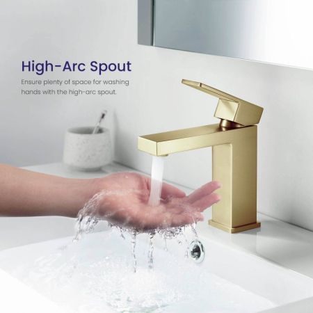 Смеситель для раковины Timo Selene 2061/17F Золото матовое, артикул 2061/17F