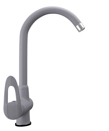 Смеситель для кухни ULGRAN Quartz бетон (UQ-006-05), артикул UQ-006-05