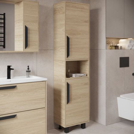 Тумба VIANT "Кёльн" 2 ящика светлое дерево 435х770х820 под раковину KIRFOST80 (Фостер 80) (VKEL80FOSD-T2Y), артикул VKEL80FOSD-T2Y