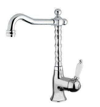 Fiore Imperiale, однорычажный смеситель для раковины без донного клапана, цвет хром