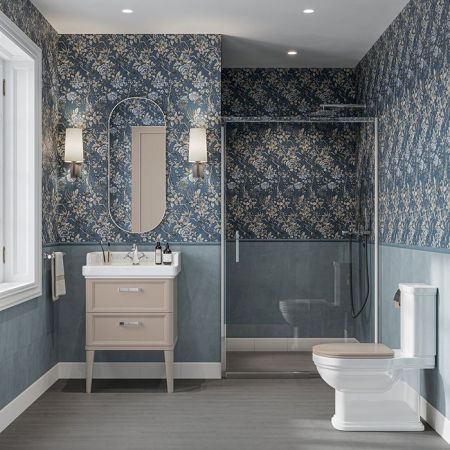 Kerama Marazzi Тумба POMPEI напольная с 2 ящиками 60, камео бежевый глянцевый, артикул PO.N.60.2\CAM