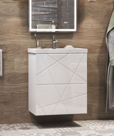 Тумба под раковину напольная VIGO Geometry tn.bsf.GEO.FOS.50.2Y, 50 см, артикул tn.bsf.GEO.FOS.50.2Y