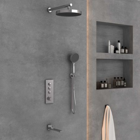 Душевой комплект Inspire VSFW-433TI2CH встраиваемый, хром, артикул VSFW-433TI2CH