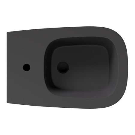 Биде, Alice, Wunder, тип установки-подвесной, ширина, мм-360, глубина, мм-530, высота, мм-285, форма чаши-прямоугольная, отверстия для смесителя-1, материал-керамика, вид грязеотталкивающего покрытия-Aliglaze+, крепления в комплекте, без сливного механизм, артикул 45010108SET