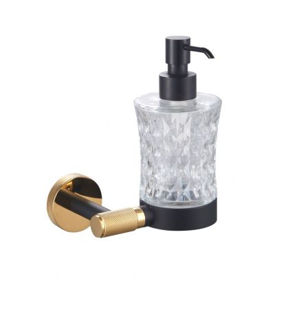 Дозатор мыла WONZON & WOGHAND MAJESTIC, Черный/Золото (WW-9224)