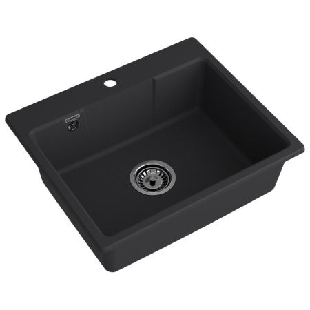 Кухонная мойка GranFest URBAN 658, черный, артикул 658 черный