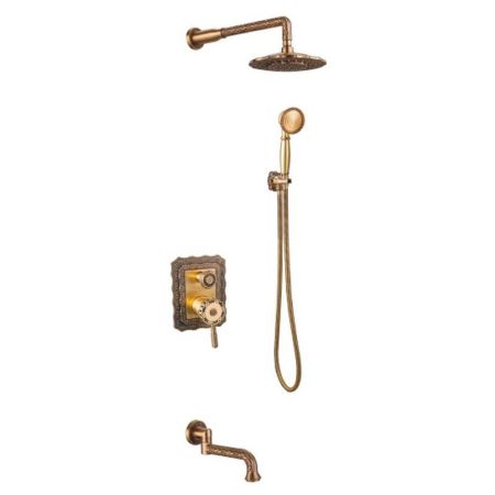 Душевая система ZorG Antic A 104DS-BR Бронза, артикул A 104DS-BR