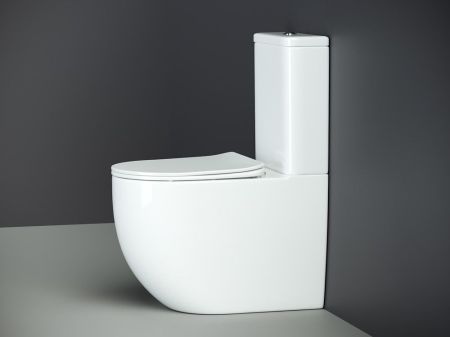 Напольная пристенная чаша унитаза MIA Rimless, артикул CN1801-B