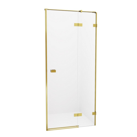 Дверь в нишу NEW TRENDY AVEXA GOLD BRUSHED 120x200 EXK-1723 (брашированное золото), артикул EXK-1723