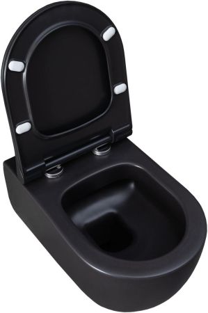 Чаша подвесного унитаза Allen Brau Priority 4.31001.31 черный матовый, артикул 4.31001.31