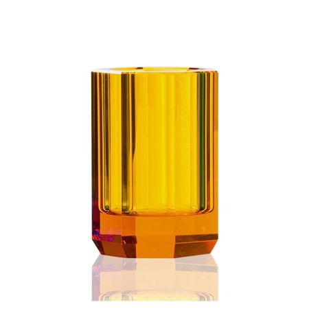 Decor Walther Kristall BER Стакан настольный, хрустальное стекло, цвет: янтарь, артикул 0923981