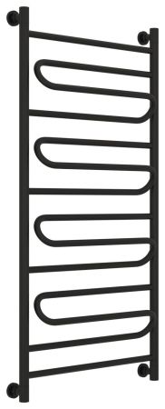 Полотенцесушитель водяной "ЭЛЕГИЯ+" 1200х600 (Матовый черный), артикул 31-0205-1260