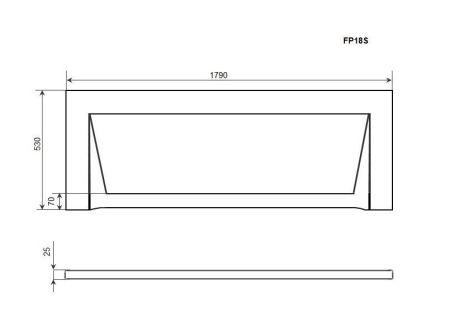 Фронтальная панель TIMO (FP18S), артикул FP18S