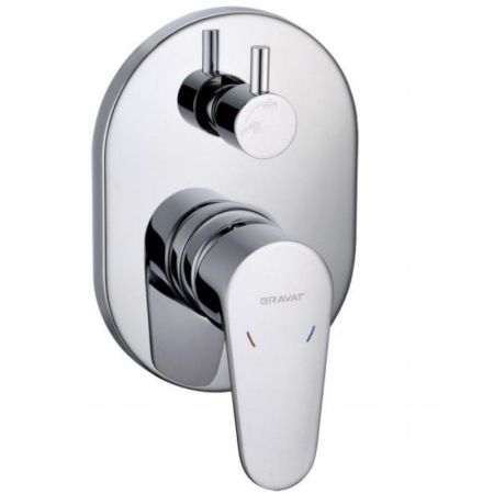 Смеситель для душа Bravat Eler FB848238CP-2-RUS Хром, артикул FB848238CP-2-RUS