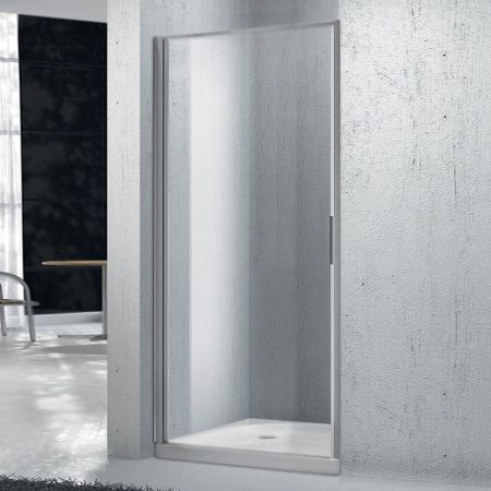 Душевая дверь BelBagno Sela B-1 85 профиль Хром стекло прозрачное, артикул SELA-B-1-85-C-Cr