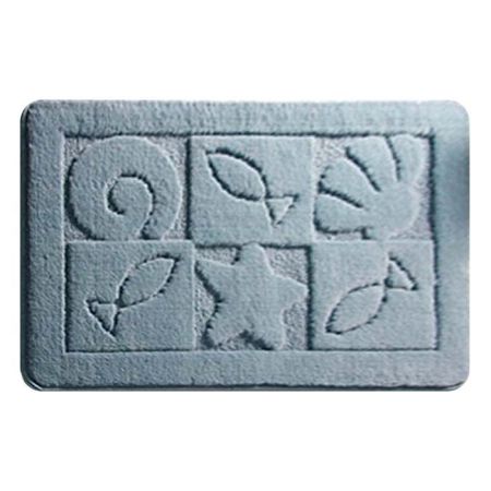 Коврик для ванной комнаты Milardo Reef 40x70 Серый