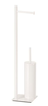 Gedy Trilly, стойка: бумагодержатель/металлический ерш, цвет белый матовый, артикул TR32(22)