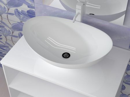 Раковина накладная Орион, белая, артикул SP-00000898