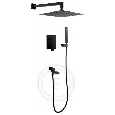 Душевая система встраиваемая FILARETE Fing FL1040BL, черный