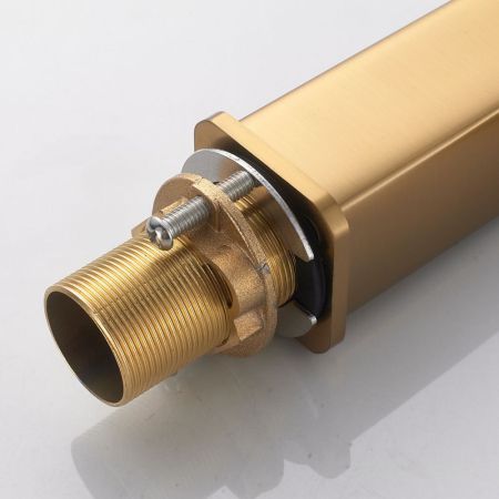 Смеситель для раковины Shevanik S4001G, золотой сатин