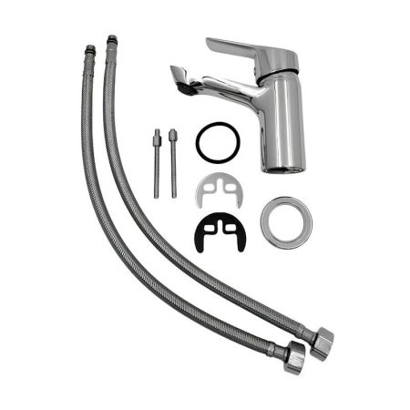 Смеситель для раковины Voda RE26, хром